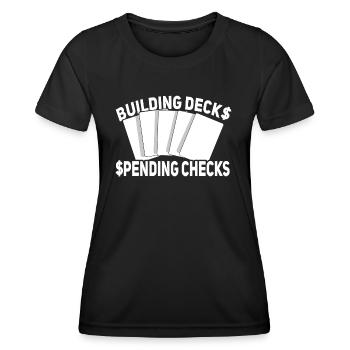 Jeu de cartes à collectionner - T-shirt sport Femme - noir - Devant - AI Model Female 172 light (172cm)