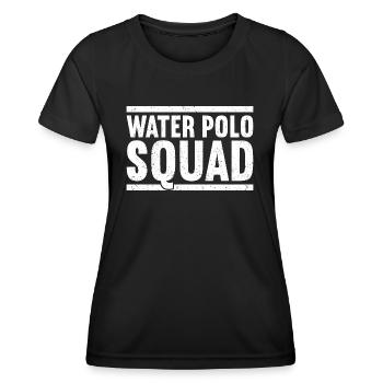 Wasserball Wasserball - Frauen Funktions-T-Shirt - Schwarz - Vorne - AI Model Female 172 light (172cm)