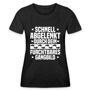 Physiotherapie Physiotherapeut Physiotherapeutin - Frauen Funktions-T-Shirt - Schwarz - Vorne - AI Model Female 172 light (172cm)