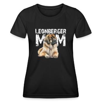 Leonberger - Women's Functional T-Shirt - black - Front - AI Model Female 172 light (172cm)