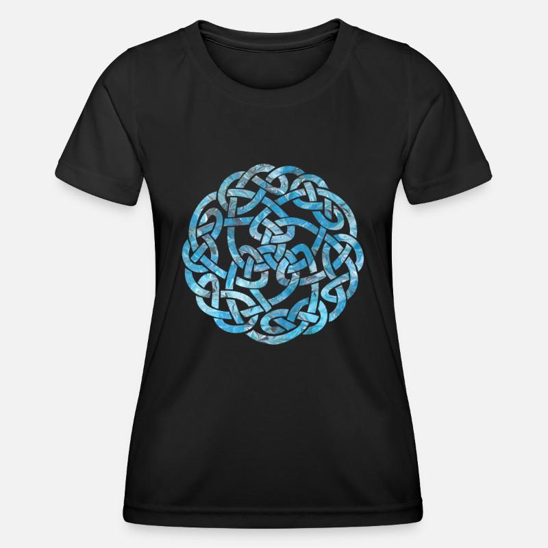 celtic knot 5 e 78 - Women's Functional T-Shirt - black