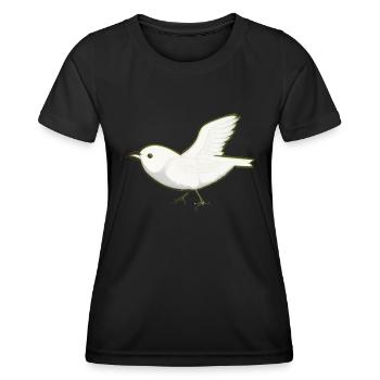 oiseau animal ailes volant - T-shirt sport Femme - noir - Devant - AI Model Female 172 light (172cm)
