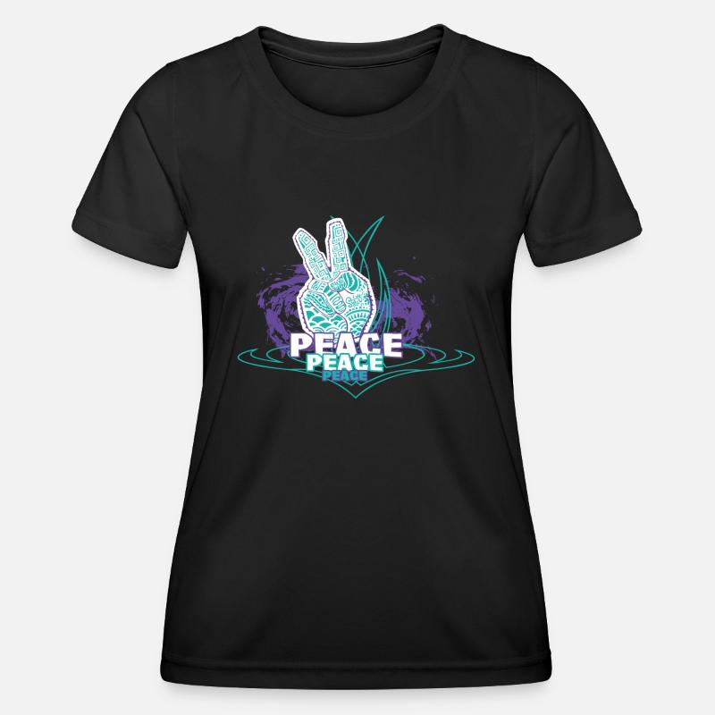 Peace - Women's Functional T-Shirt - black