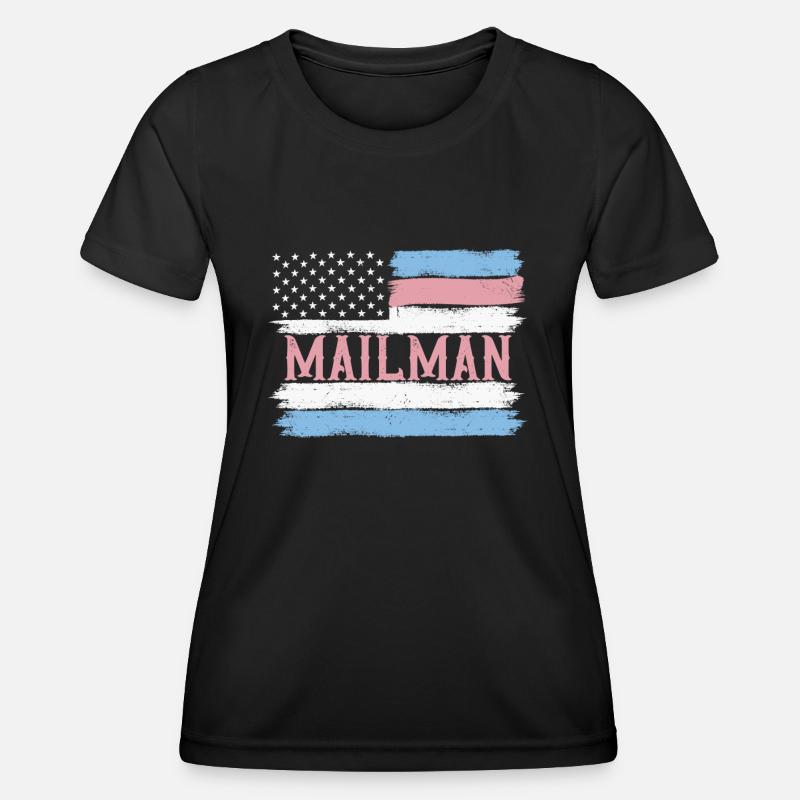 US Pride Deliverer Post Service Gift Idea - Women's Functional T-Shirt - black