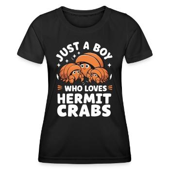 Crabe Crabe Crabe Crabe Crabe Crabe - T-shirt sport Femme - noir - Devant - AI Model Female 172 light (172cm)