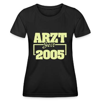 2005 - Frauen Funktions-T-Shirt - Schwarz - Vorne - AI Model Female 172 light (172cm)