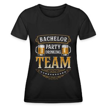 Celebration Birthday Girls' Night Out Event - Women's Functional T-Shirt - black - Front - AI Model Female 172 light (172cm)