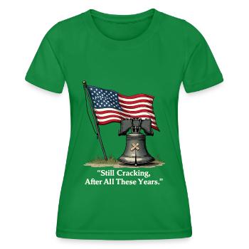 Liberty Bell - Women's Functional T-Shirt - kelly green - Front - AI Model Female 172 dark (172cm)