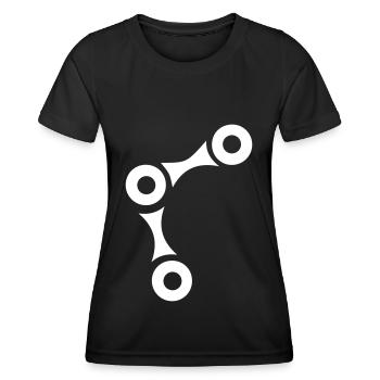 Bicycle Chain - Women's Functional T-Shirt - black - Front - AI Model Female 172 light (172cm)