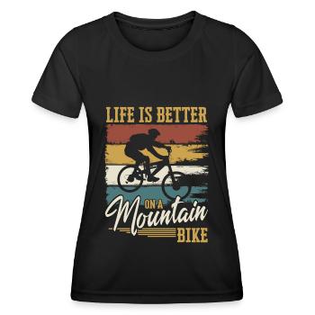 VTT VTT VTT - T-shirt sport Femme - noir - Devant - AI Model Female 172 light (172cm)