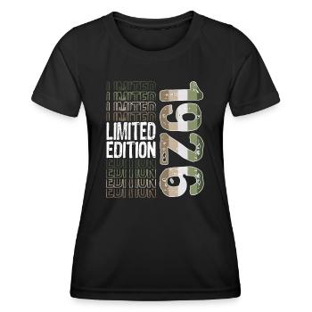 Limited Edition Since 1926 Birthday Vintage 1926 - Women's Functional T-Shirt - black - Front - AI Model Female 172 light (172cm)