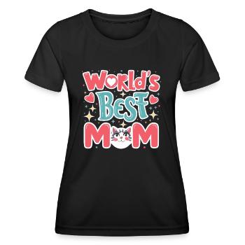 Beste Mama für immer - zum Muttertag Geschenk - Frauen Funktions-T-Shirt - Schwarz - Vorne - AI Model Female 172 light (172cm)
