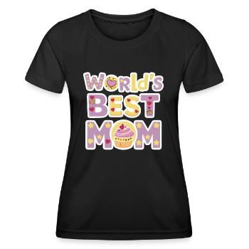 Beste Mama für immer - zum Muttertag Geschenk - Frauen Funktions-T-Shirt - Schwarz - Vorne - AI Model Female 172 light (172cm)