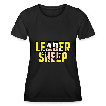 Leader sheep - Women's Functional T-Shirt - black - Front - AI Model Female 172 light (172cm)