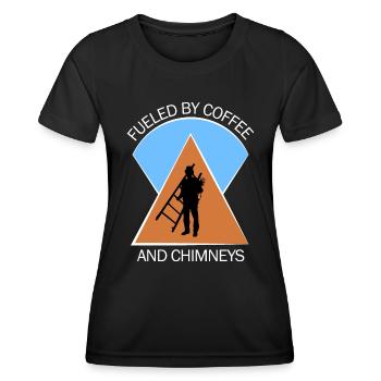 Ramoneur Ramoneur Ramoneur - T-shirt sport Femme - noir - Devant - AI Model Female 172 light (172cm)