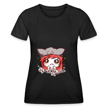 lucy sparkle - Frauen Funktions-T-Shirt - Schwarz - Vorne - AI Model Female 172 light (172cm)