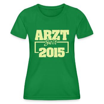 Arzt 2015 - Frauen Funktions-T-Shirt - Kelly Green - Vorne - AI Model Female 172 dark (172cm)