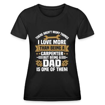 Vater zu sein ist eine davon, Geschenk für Vater - Frauen Funktions-T-Shirt - Schwarz - Vorne - AI Model Female 172 light (172cm)