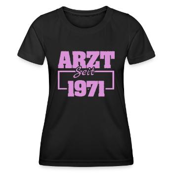 Chirurg 1971 - Frauen Funktions-T-Shirt - Schwarz - Vorne - AI Model Female 172 light (172cm)