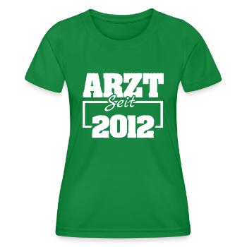 2012 - Frauen Funktions-T-Shirt - Kelly Green - Vorne - AI Model Female 172 dark (172cm)