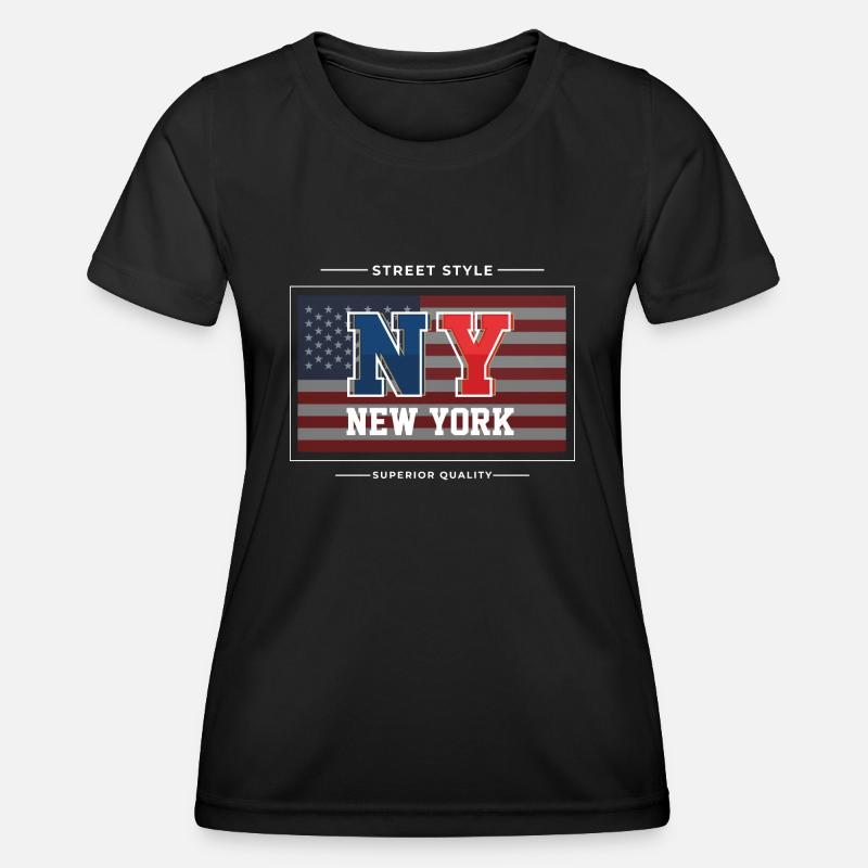 New York - Women's Functional T-Shirt - black