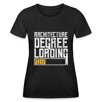 Architekt - Frauen Funktions-T-Shirt - Schwarz - Vorne - AI Model Female 172 light (172cm)