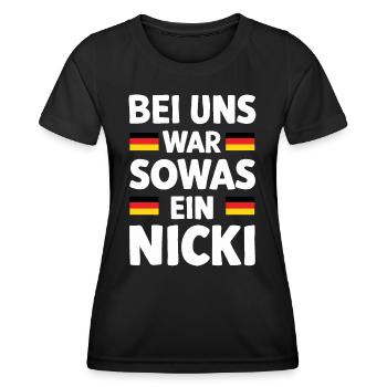East Germany East East East GDR Home Eastern Bloc - Women's Functional T-Shirt - black - Front - AI Model Female 172 light (172cm)