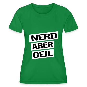administrator IT abteilung computer nerd aber geil - Frauen Funktions-T-Shirt - Kelly Green - Vorne - AI Model Female 172 dark (172cm)