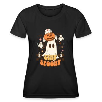 Teacher Halloween Preschool Kindergarten 1st Grade - Women's Functional T-Shirt - black - Front - AI Model Female 172 light (172cm)