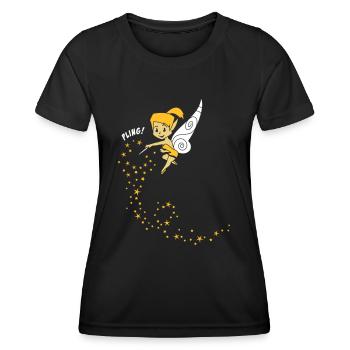Fee (negative) - Women's Functional T-Shirt - black - Front - AI Model Female 172 light (172cm)