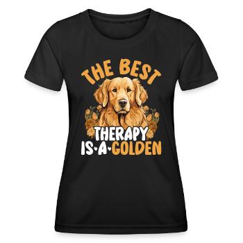 Amour des chiens - T-shirt sport Femme - noir - Devant - AI Model Female 172 light (172cm)