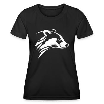 Blaireau - T-shirt sport Femme - noir - Devant - AI Model Female 172 light (172cm)