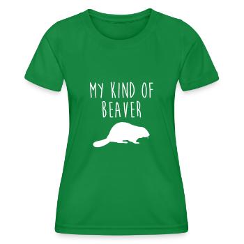 Biber - Frauen Funktions-T-Shirt - Kelly Green - Vorne - AI Model Female 172 dark (172cm)