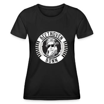 Beethoven Bonn - Women's Functional T-Shirt - black - Front - AI Model Female 172 light (172cm)