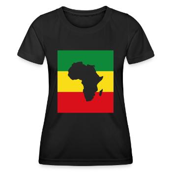 Afrika, Africa - Frauen Funktions-T-Shirt - Schwarz - Vorne - AI Model Female 172 light (172cm)