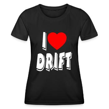 Auto - Frauen Funktions-T-Shirt - Schwarz - Vorne - AI Model Female 172 light (172cm)