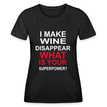 Beer Wine Whiskey Schnapps Alcohol - Women's Functional T-Shirt - black - Front - AI Model Female 172 light (172cm)