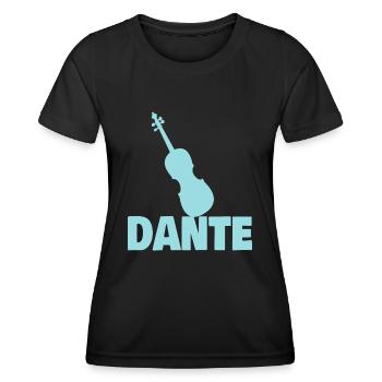 Geschenk für Dante - Frauen Funktions-T-Shirt - Schwarz - Vorne - AI Model Female 172 light (172cm)