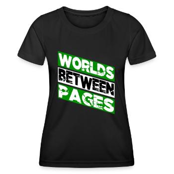 habitudes de lecture cadeau d’anniversaire idée soulagement du stress - T-shirt sport Femme - noir - Devant - AI Model Female 172 light (172cm)
