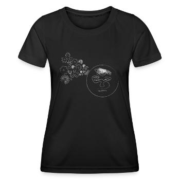 Headshot - Frauen Funktions-T-Shirt - Schwarz - Vorne - AI Model Female 172 light (172cm)