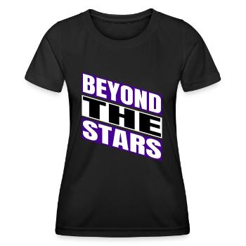 bday birthday present idea exploration quotes - Women's Functional T-Shirt - black - Front - AI Model Female 172 light (172cm)