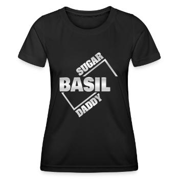 Basil as Sugar Daddy - Women's Functional T-Shirt - black - Front - AI Model Female 172 light (172cm)