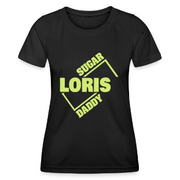 Sugardaddy Loris - Frauen Funktions-T-Shirt - Schwarz - Vorne - AI Model Female 172 light (172cm)