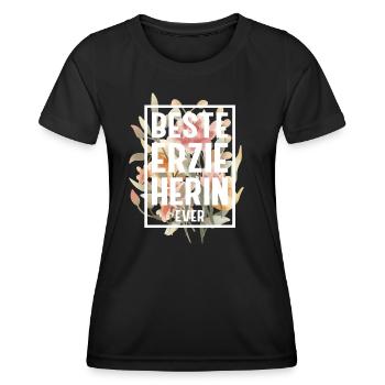 Erzieherin Pädagogin Beruf Geschenk Ausbildung - Frauen Funktions-T-Shirt - Schwarz - Vorne - AI Model Female 172 light (172cm)