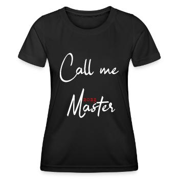 Master 2023 Graduation Graduation Uni - Women's Functional T-Shirt - black - Front - AI Model Female 172 light (172cm)