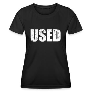 USED - Women's Functional T-Shirt - black - Front - AI Model Female 172 light (172cm)
