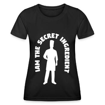 Koch kochen Sternekoch Köchin Gastro Restaurant - Frauen Funktions-T-Shirt - Schwarz - Vorne - AI Model Female 172 light (172cm)
