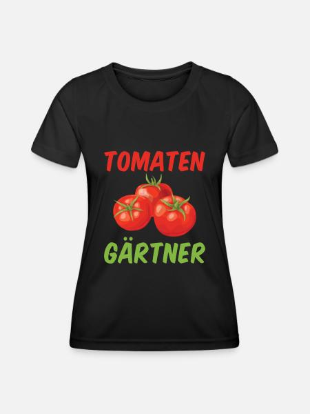 Tomaten Gärtner Gemüsegärtner Gärtner Tomate - Frauen Funktions-T-Shirt - Schwarz