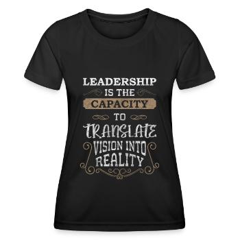 büro karriere angestellte - Frauen Funktions-T-Shirt - Schwarz - Vorne - AI Model Female 172 light (172cm)
