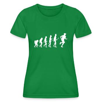 Läufer Evolution - Frauen Funktions-T-Shirt - Kelly Green - Vorne - AI Model Female 172 dark (172cm)